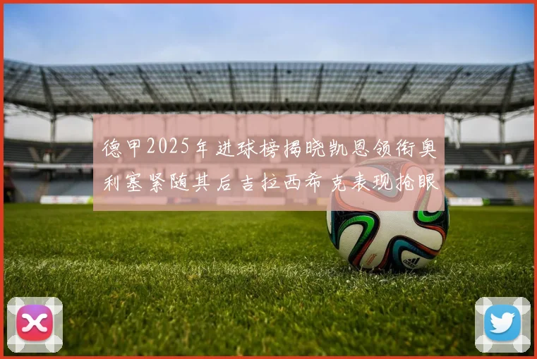 德甲2025年进球榜揭晓凯恩领衔奥利塞紧随其后吉拉西希克表现抢眼